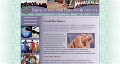 Desktop Screenshot of dancesofuniversalpeacena.org